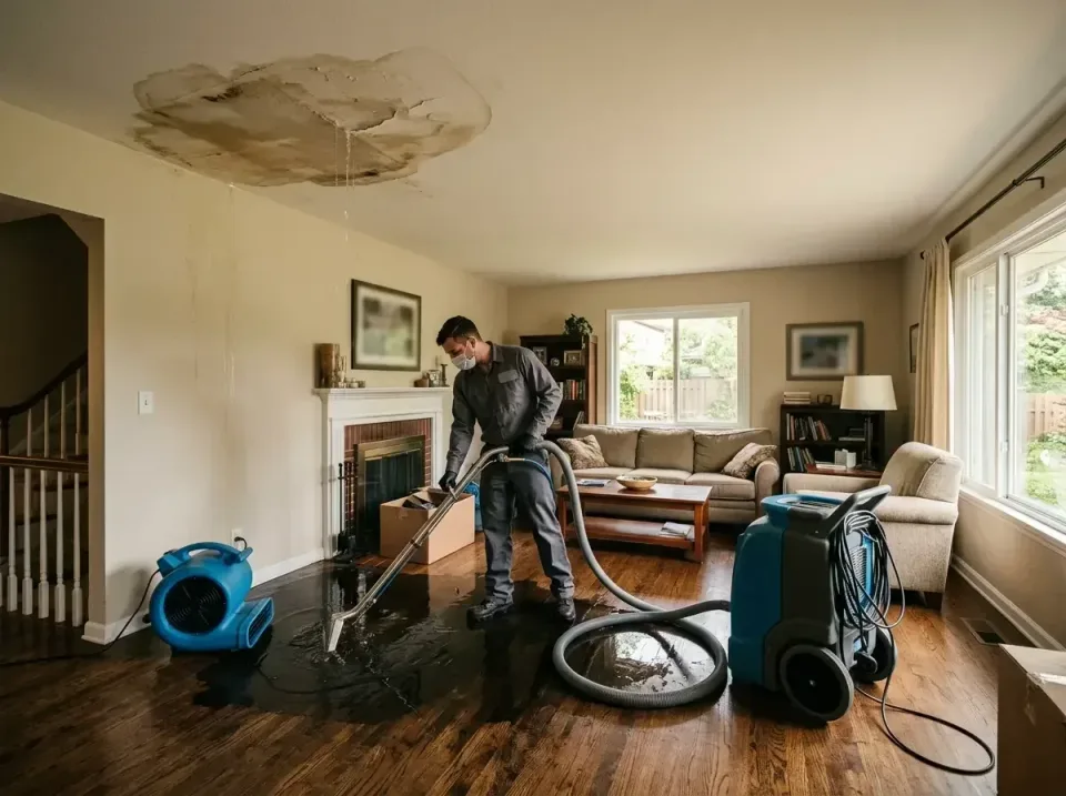 attic-pipe-burst-ceiling-drip-008 — frequently asked questions, Water Damage Restoration & Carpet Care in California, MD
